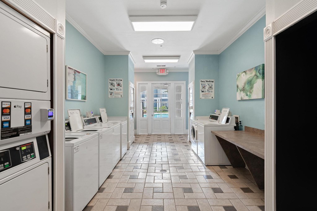 laundry center1 at The Berkeley Apartments, Georgia, 30096