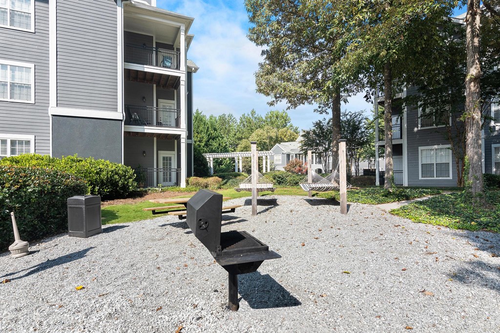 Grilling Area  BBQ at The Berkeley Apartments, Georgia, 30096