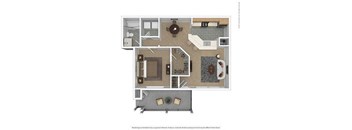 The Corner Cottage Floor Plan at Portico at Lanier, Gainesville