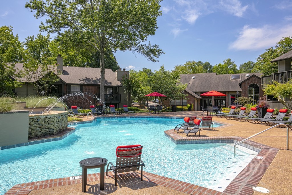 our apartments offer a swimming pool at The Edge of Germantown, Memphis, 38120