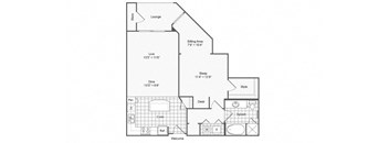 1 bed 1 bath G at The Hendrix, Atlanta, Georgia