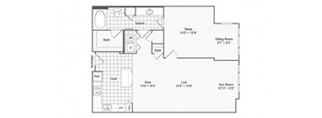 1 bed 1 bath H at The Hendrix, Georgia, 30329