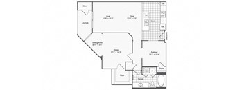 1 bed 1 bath J at The Hendrix, Atlanta, GA, 30329