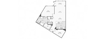 1 bed 1 bath L at The Hendrix, Atlanta
