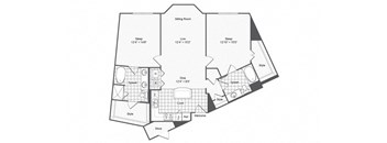 2 bed 2 bath B at The Hendrix, Atlanta, GA