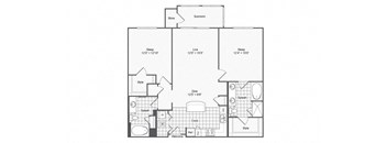 2 bed 2 bath C at The Hendrix, Atlanta