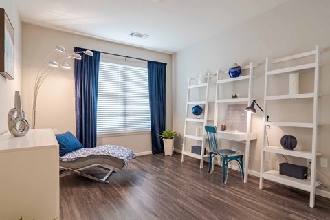 Bedroom With Work Desk at The Ren, Atlanta, GA
