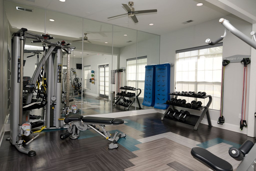 Fitness Center Strength Equipment at The Shallowford, Tennessee, 37421