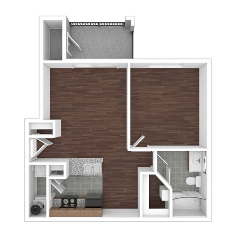 A1 Floor Plan at The Ambrose, Texas