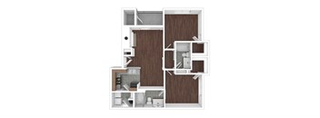B3 Floor Plan at The Ambrose, Houston, TX