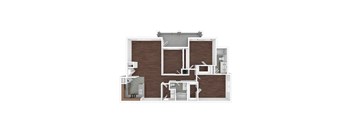 C2 Floor Plan at The Ambrose, Texas
