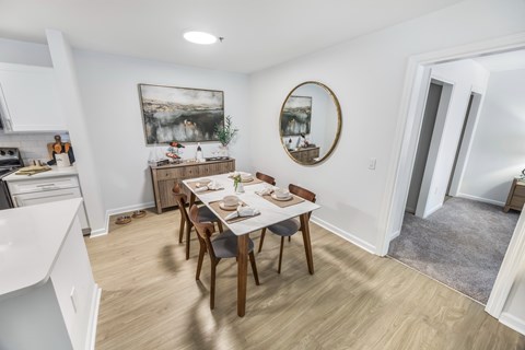 Dining Room at The Dawson Cartersville Apartments, Cartersville, GA