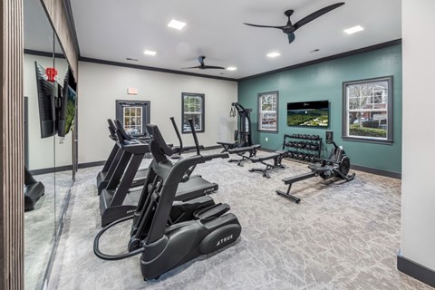 Fitness Center at The Dawson Cartersville Apartments, Cartersville, Georgia