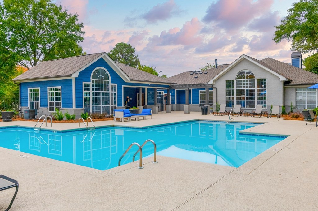 the swimming pool at our apartments at Twenty35 at Timothy Woods, Athens