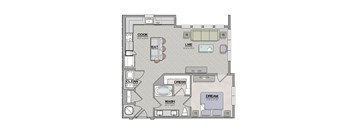 A3.1 Floor Plan at The Livano Tryon, North Carolina