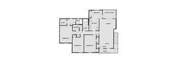 Grand Oak Floor Plan at Villas on Briarcliff, Georgia, 30329