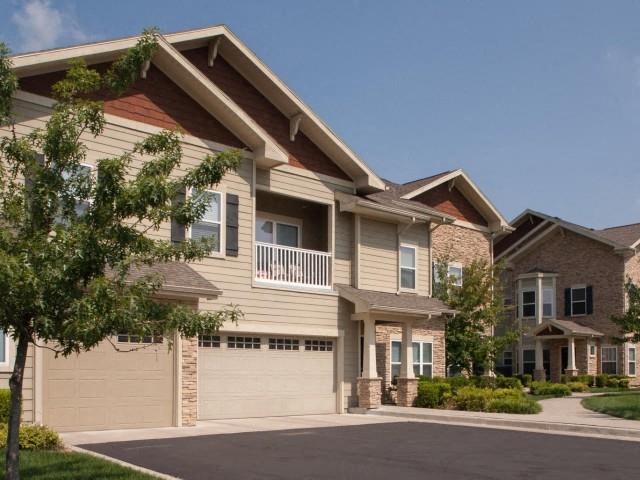 Garages at Villas at Carrington Square, Overland Park, Kansas