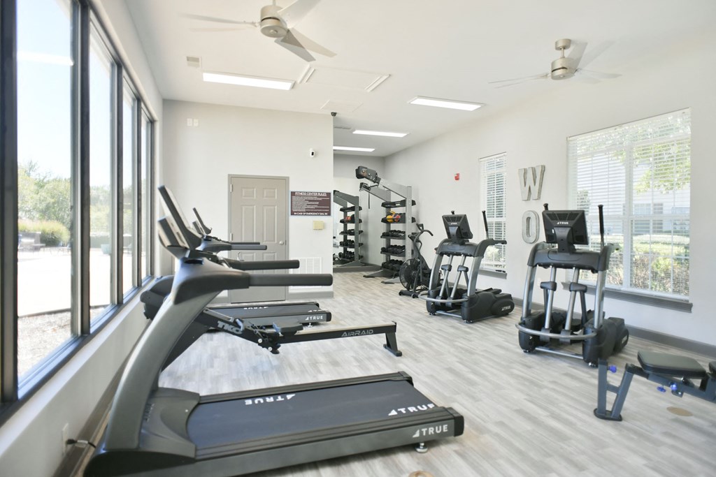 Workout Equipment in Gym at Walden Oaks, Anderson, South Carolina