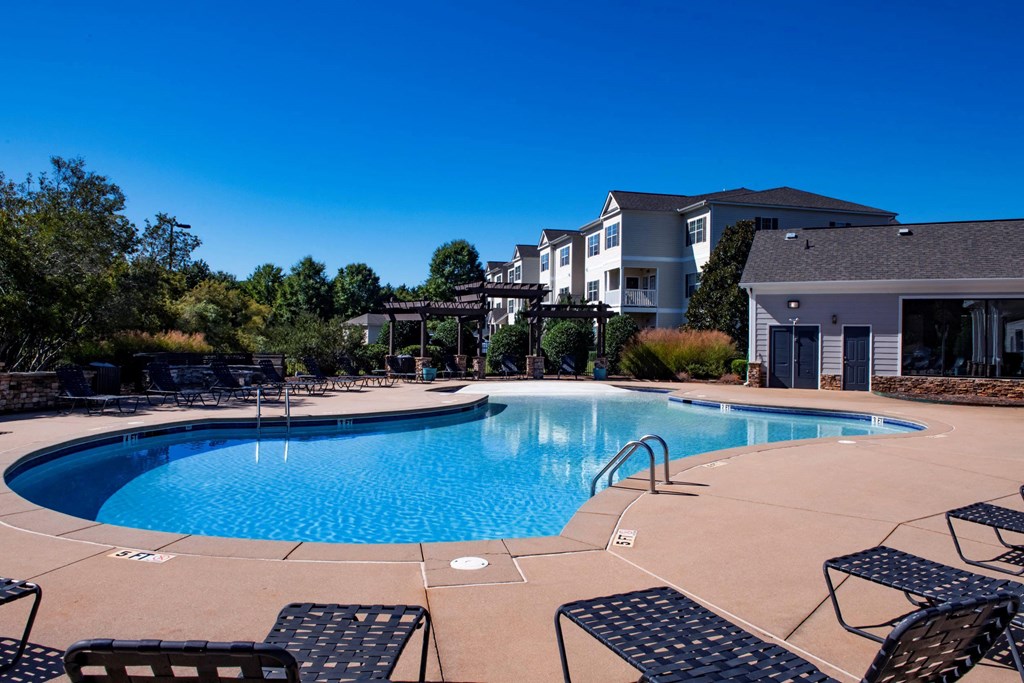 Swimming Pool And Sundeck at Walden Oaks, Anderson, South Carolina