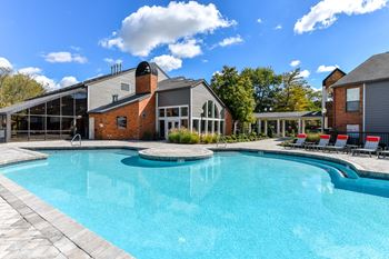 Swimming Pool Side view at Waterford Place, Louisville, KY, 40207