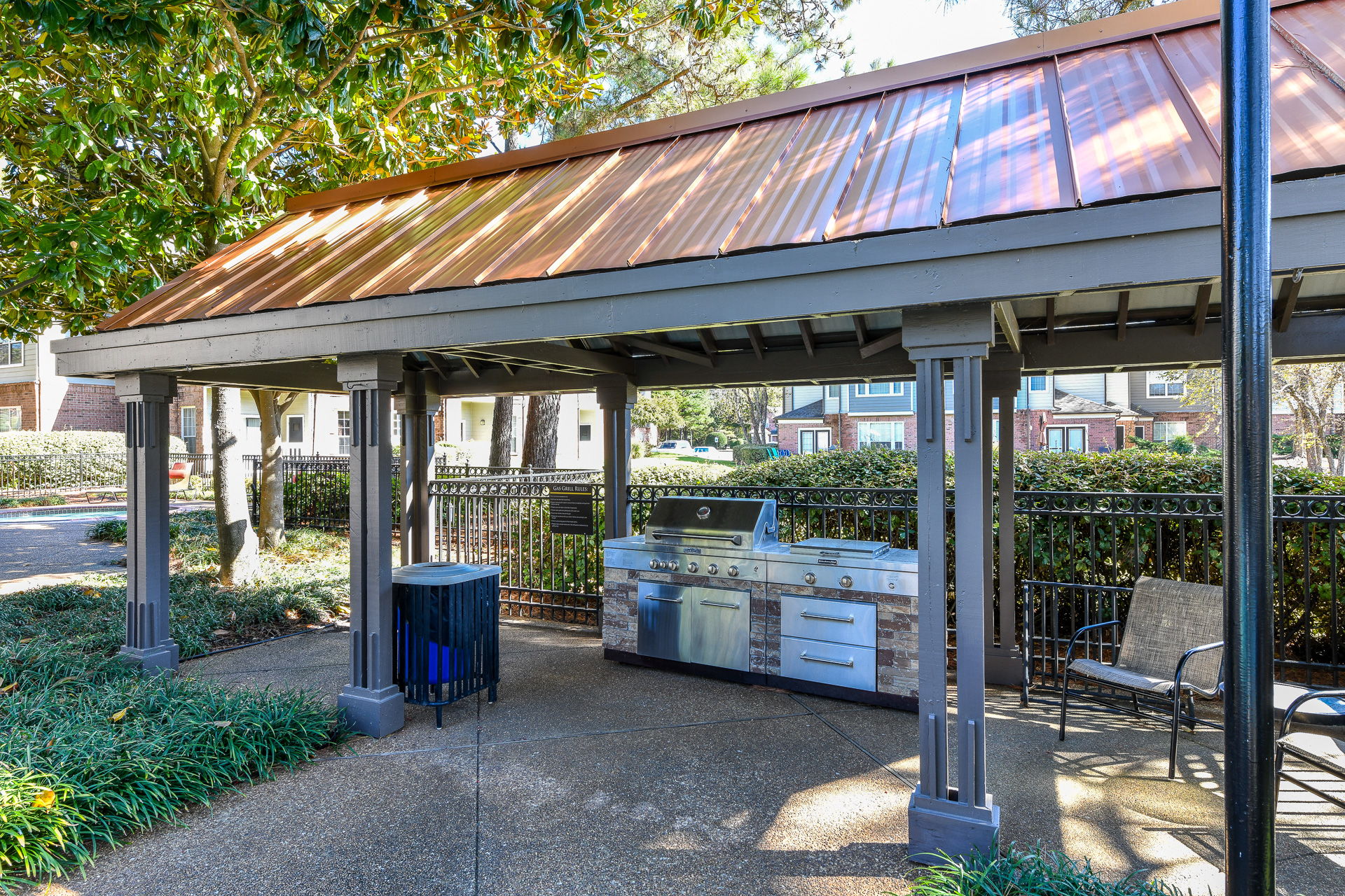 Grill Area at The Retreat at Germantown, Tennessee, 38138