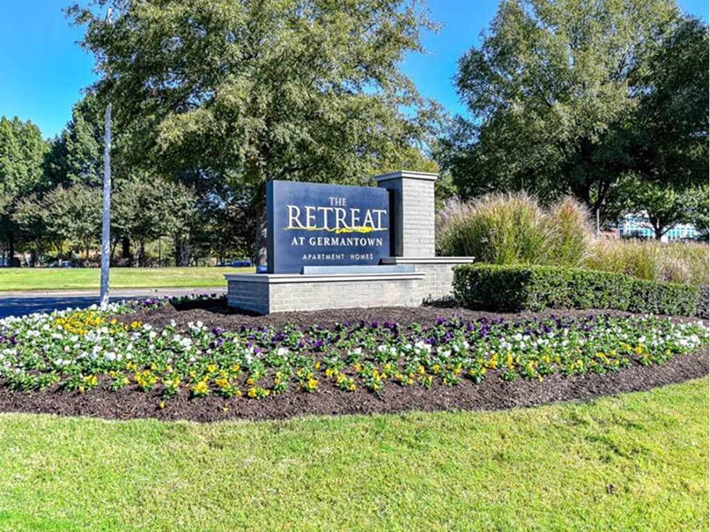 Welcoming Property Signage at The Retreat at Germantown, Germantown