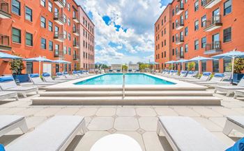 Pool With Sundecks at The Baxly, Savannah, GA