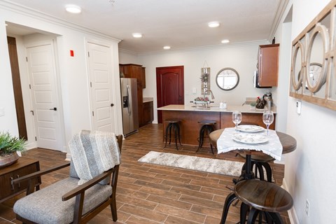 Dining And Kitchen View at Carson Street Towers, Overland Park
