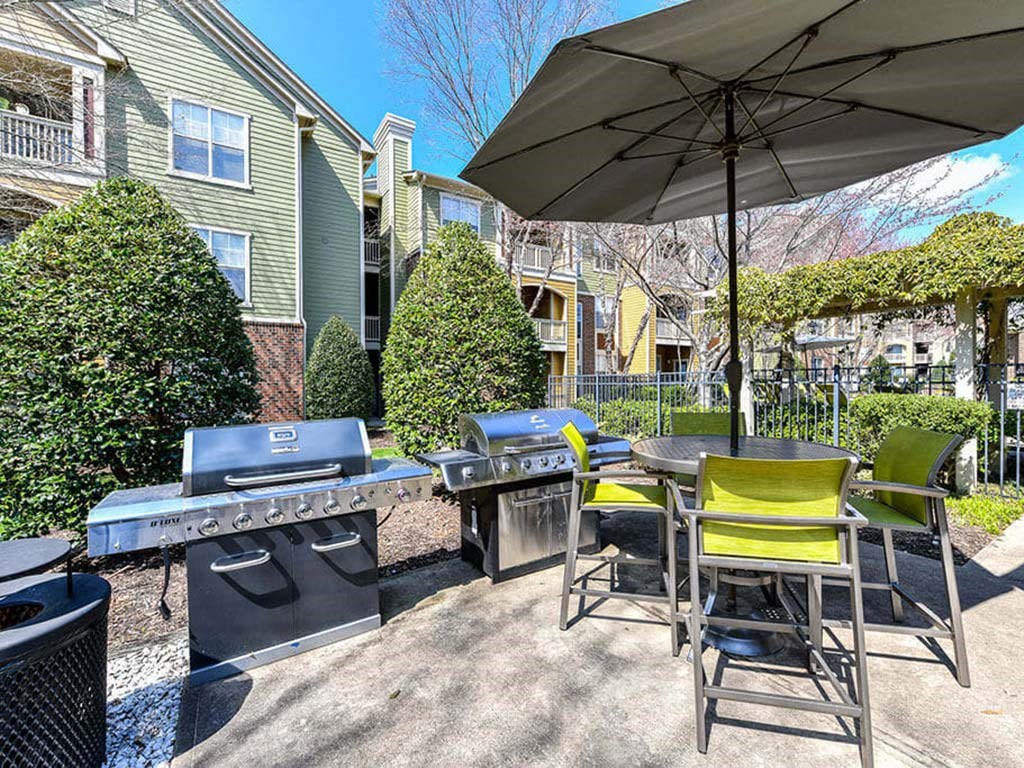 Looking for the perfect way to entertain guests or enjoy time spent with family and friends? Utilize the newly renovated Grilling Areas at Alden Place at South Square Apartments, Durham, NC 27707