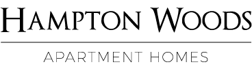 Hampton Woods Apartment Homes logo.