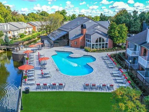 Aerial Pool Image at Waterford Place, Louisville, Kentucky