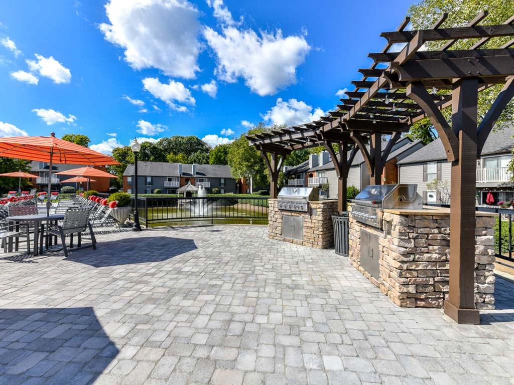 Grilling Station at Waterford Place, Kentucky