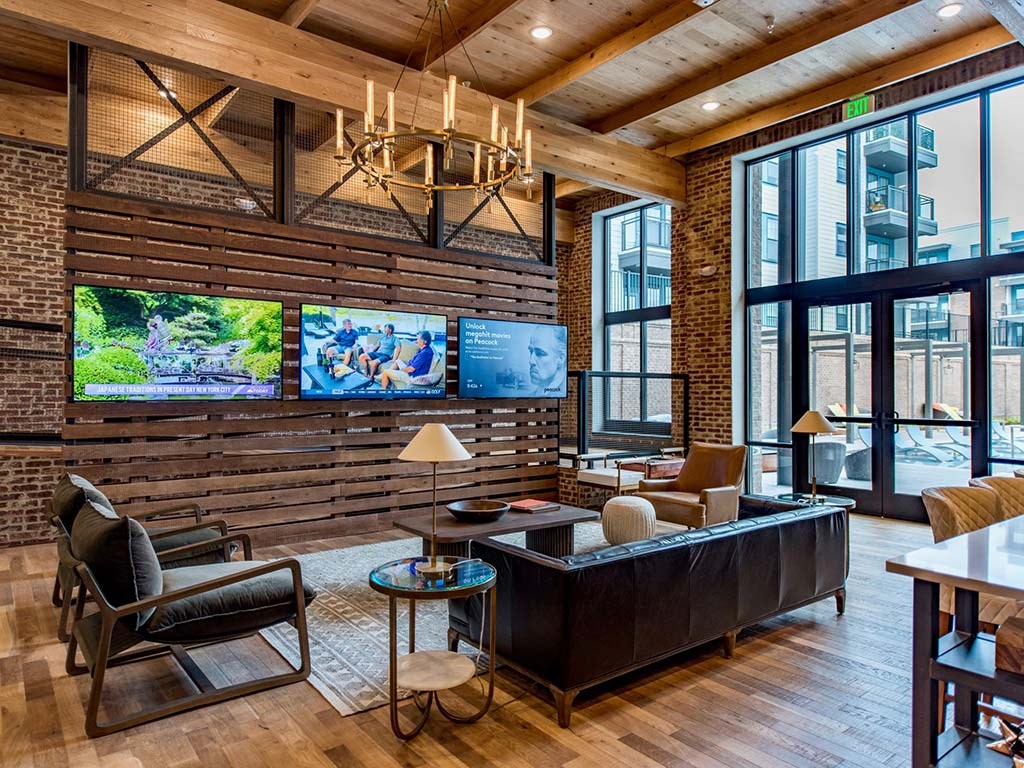 Community Clubhouse  at The Jamestown Apartment Flats, Richmond