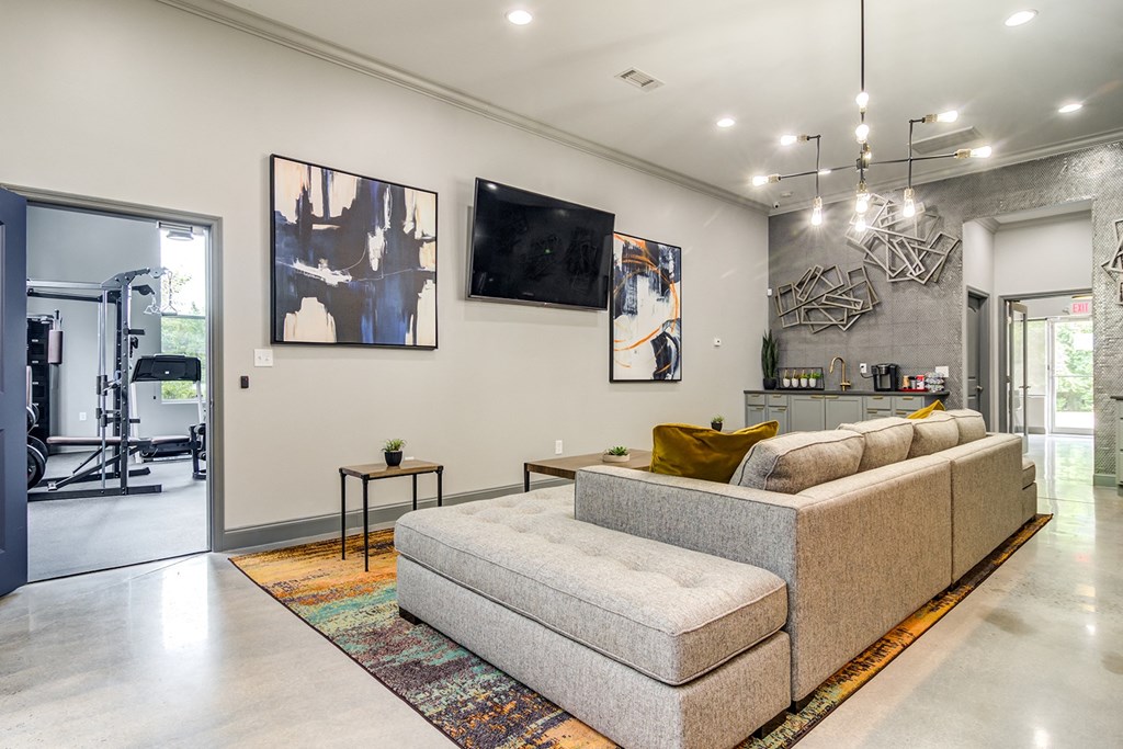 Tv Lounge  at Serene at Creekstone Apartments, Athens, GA