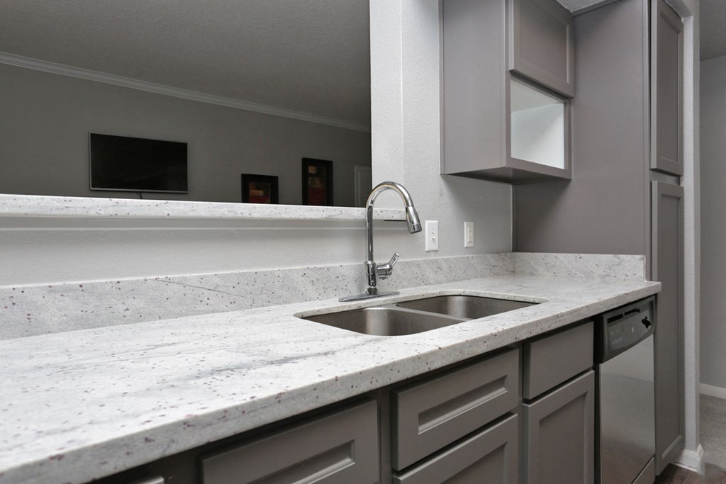 Upgraded Kitchen counter at The Moorings, League City