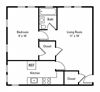 1 Bedroom, 1 Bath (Carlton)