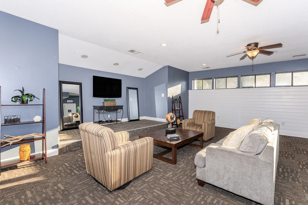 Clubhouse with Lounging Area