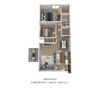 2 Bedroom, 1 Bath