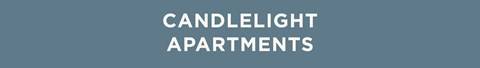 The image displays the words "Candlelight Apartments" in a large, bold font.
