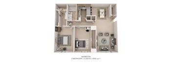 A 2 bedroom apartment with 1.5 bathrooms and 1025 sqft is available.