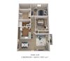 Two Bedroom One Bath