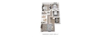 Congress_3BR2BA_983sqft
