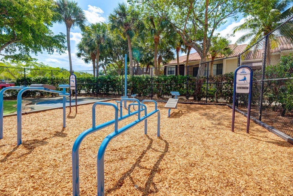 our apartments showcase a beautiful playground