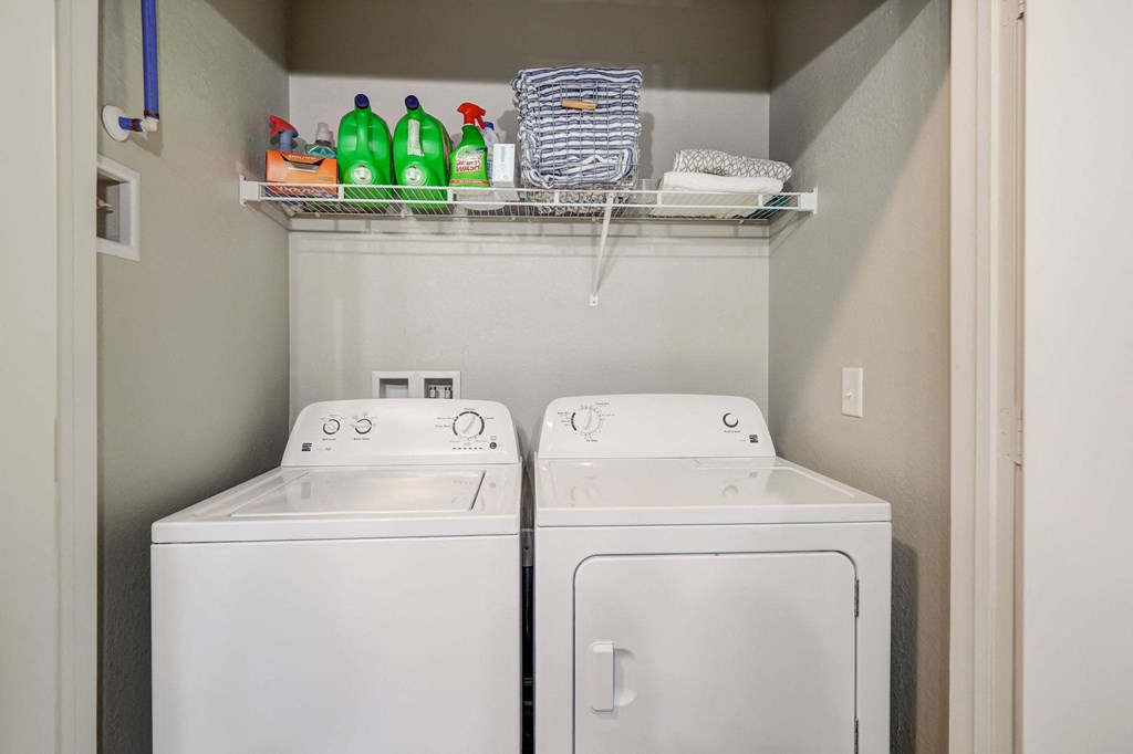 Washer and Dryer in home