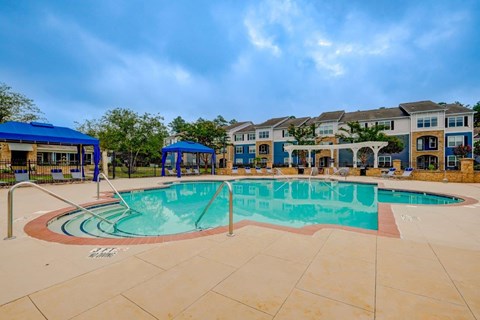 our apartments have a large pool for residents to enjoy
