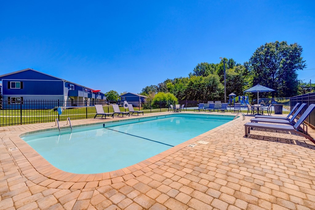 our apartments have a resort style swimming pool