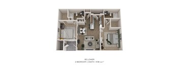 2Bed_2Bath_1018sqft