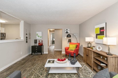 Livingroom with Vinyl Plank Floors