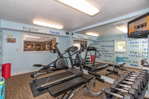 Fitness Center with Equipment