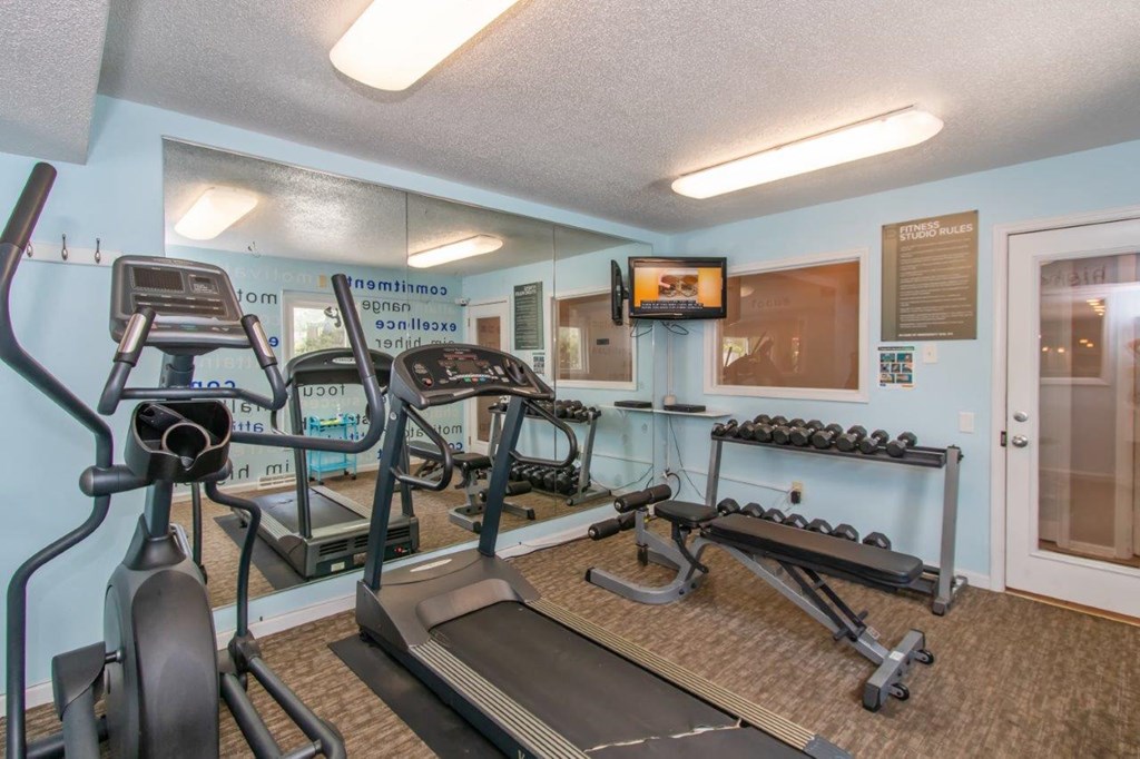Fitness Center with Equipment